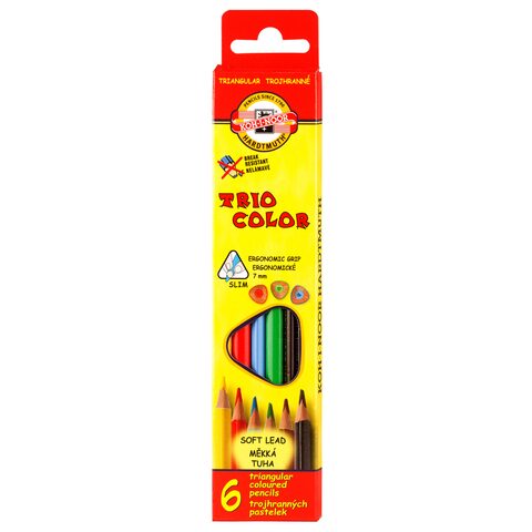 Pastelky 3131/6 trojhranné tenké