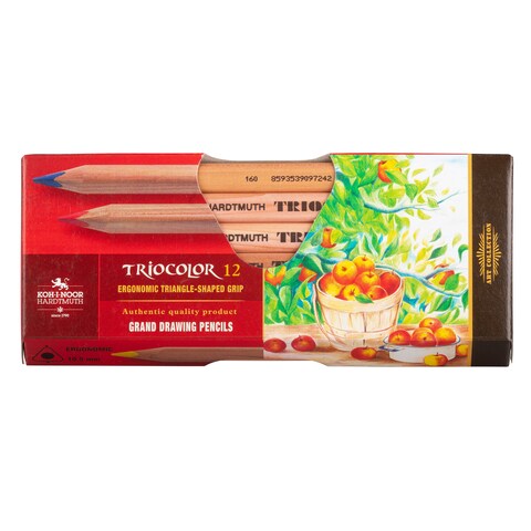 Pastelky 3152N/12 trojhranné silné