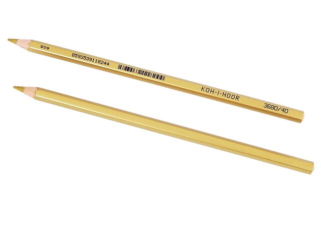 Pastelky 3680/40 zlatá dlouhá