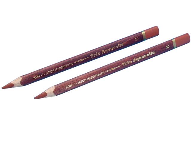 Pastelka 3760/30 hnědočervená 3HR akvare