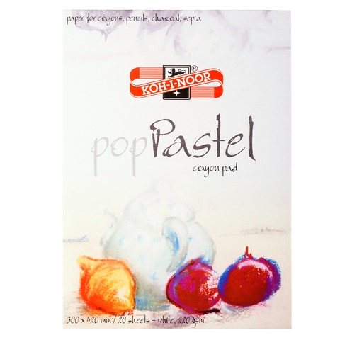 Blok 9920007 300x420 bílý PASTEL 220g