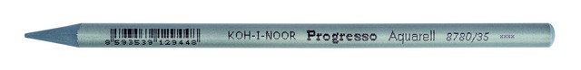 Umělecké akvarelové progresso 8780/35 šeď platinová