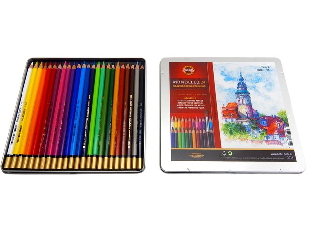 Pastelky 3724/24 akvarelové Krumlov