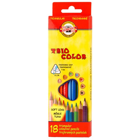 Pastelky 3133/18 trojhranné tenké