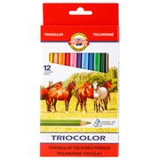 Pastelky 3142/12 trojhranné