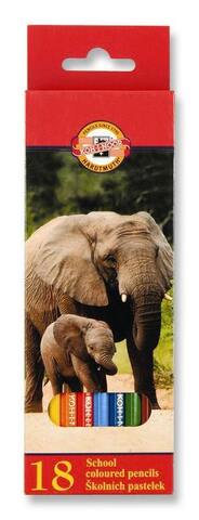 Pastelky 3553/18 ZVÍŘATA dlouhé