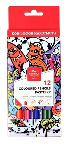 Pastelky 3552/12 TEENAGE dlouhé