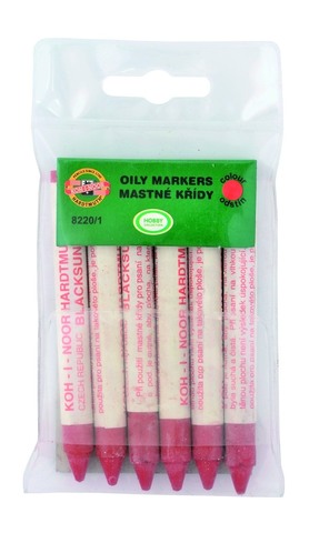 Křídy 8220/1 červené mastné