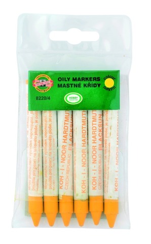 Křídy 8220/4 žluté mastné