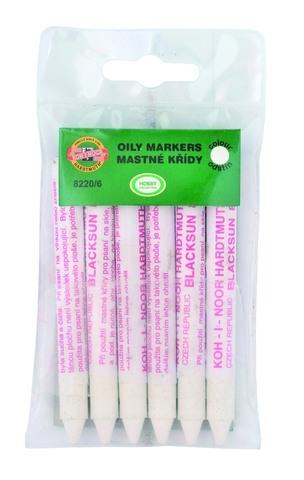 Křídy 8220/6 bílé mastné