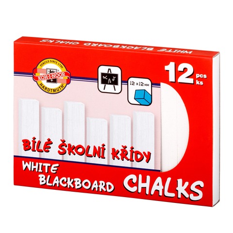 Křídy 111505/12 školní bílé
