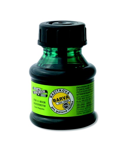 Barva 142504 razítková zelená 50 ml