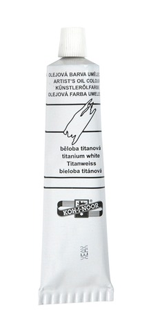 Barva 161506 40ml olej.běloba titanová