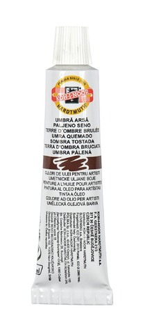 Barva 161510 16ml olej.umbra pálená