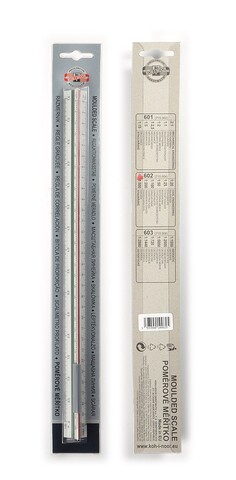 Trojboké měřítko 715004 602 poměrové