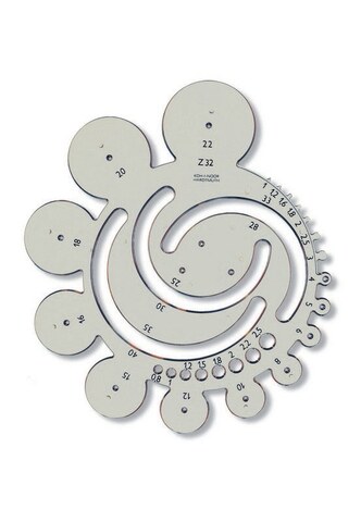 Šablona 749002 radiusova Z32