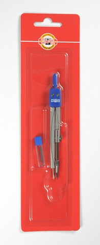 Kružítko 04901/BLISTR kovové školní