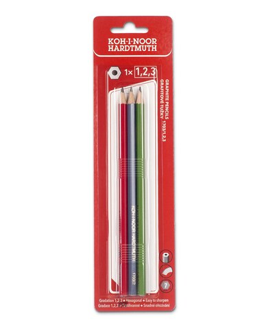 Tužky 1703/1,2,3ks BLISTR