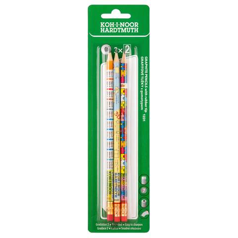 Tužky 1231/3ks BLISTR potisk č.2