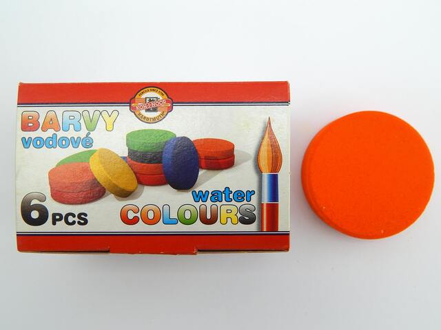 Barva 172803/57 oranžová vodová