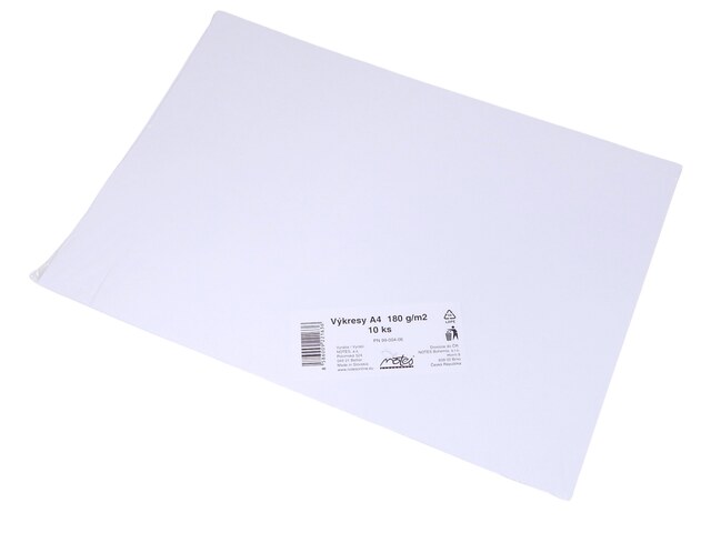 Karton kreslící A4/10ks 180g SCP