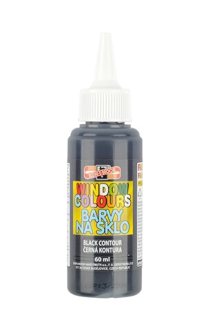 Kontura 9742016 ČERNÁ 60ml na sklo