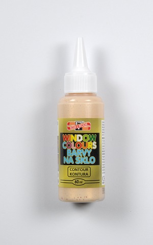 Kontura 9742017 ZLATÁ 60ml na sklo