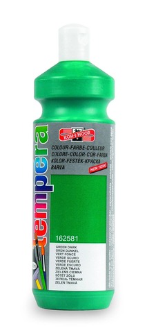 Barva 162581 / 1510 zeleň tm. 500ml temperová