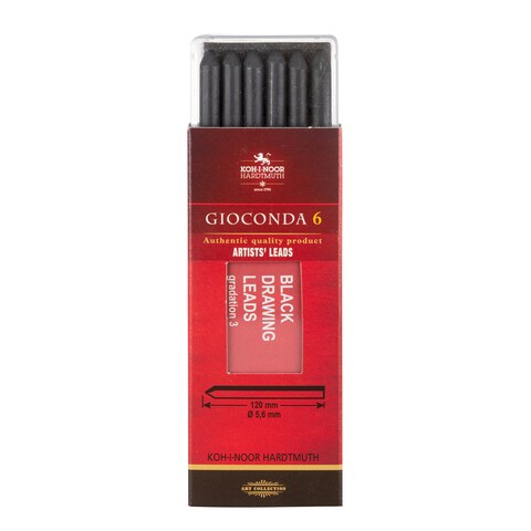 Tuhy 4345/03 černé grafitové umělecké 5,6