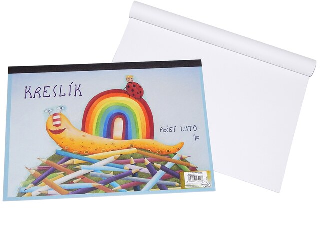 Skicák A4 KRESLÍK 10 listů 140g