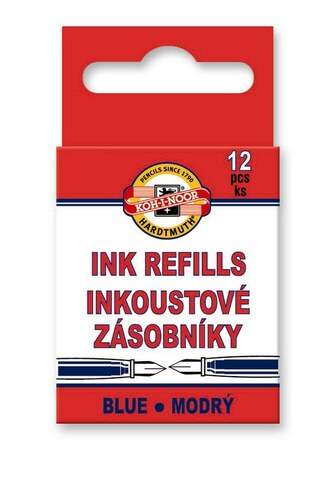 Bombičky/12ks - modrý inkoust