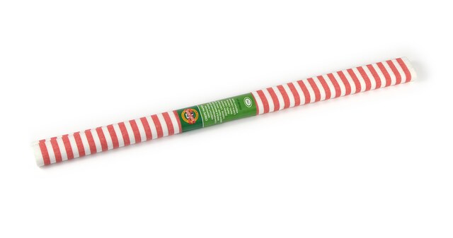 Papír krepový 9755/65 červenobílé pruhy