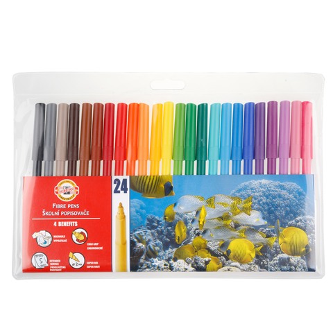 1002 školní popisovače 24ks sada