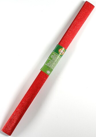 Papír krepový 9755/80 metalizovaný červený