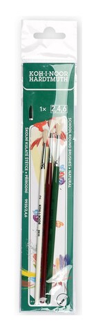 Štětce 9935S/kulaté 2,4,6 3ks sada