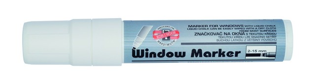 9115 Značkovač na okna bílý