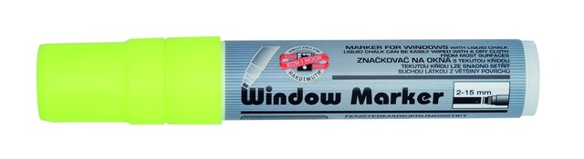 9115 Značkovač na okna žlutý