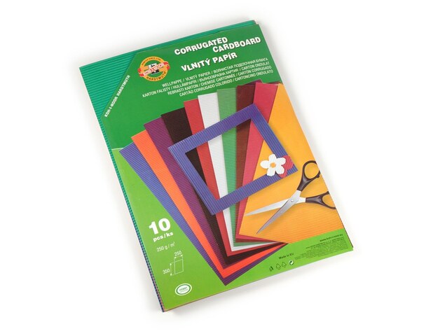 Vlnitý papír 9758 – tmavě zelený   741