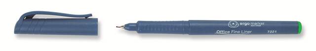 popisovac fine liner 7221 zeleny 0,3
