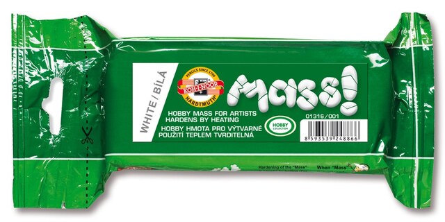 1316 Modelovací hmota MASS bílá  500g