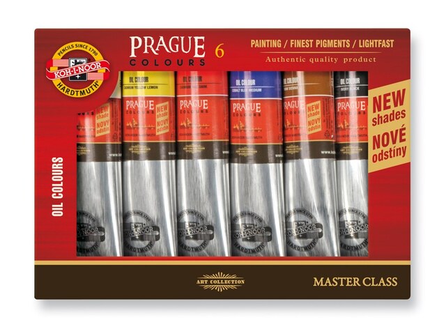 souprava olejových barev  1617 PRAHA 6x40ml