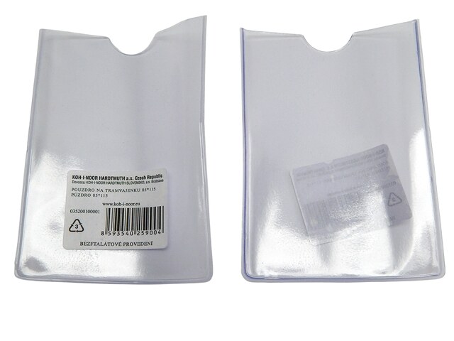 Obal 352001 na tramvajenku 85x115mm bezftalátový