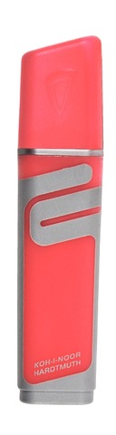 zvýrazňovač 2226 plochý červený