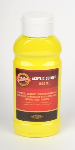 Barva akrylová 500ml žluť citronová 1627/0200