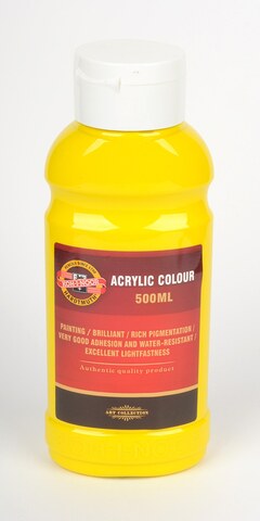 Barva akrylová 500ml  primární žluť 1627/0205