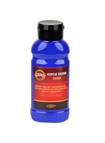 Barva akrylová 500ml ultramarin 1627/0410