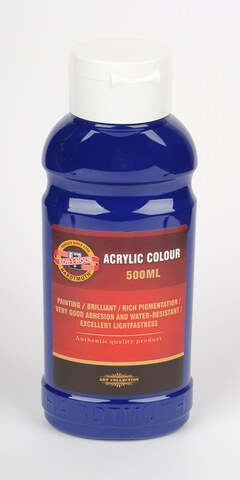 Barva akrylová 500ml modř tmavá 1627/0420