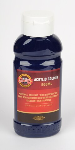 Barva akrylová 500ml modř pařížská 1627/0440
