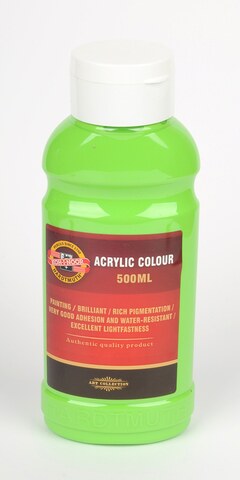 Barva akrylová 500ml zeleň světlá 1627/0500
