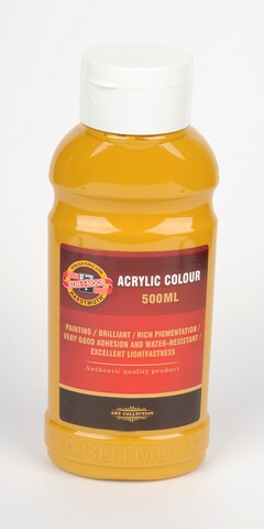Barva akrylová 500ml okr 1627/0600